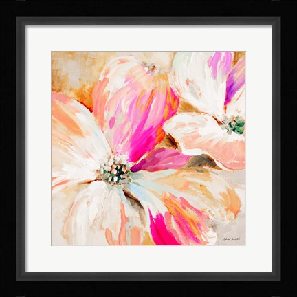 Framed Flower Pop Song I Print