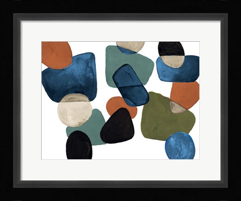 Framed Head Over Heels Abstract Print