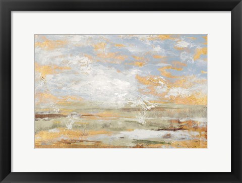 Framed Morning Mood with Gold Print