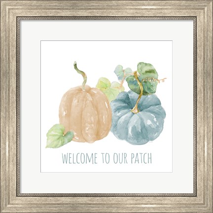 Framed Pumpkin Patch Welcome Print
