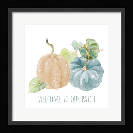 Framed Pumpkin Patch Welcome Print