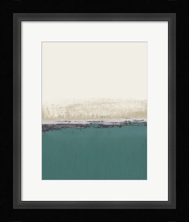 Framed Teal Forever And A Day II Print