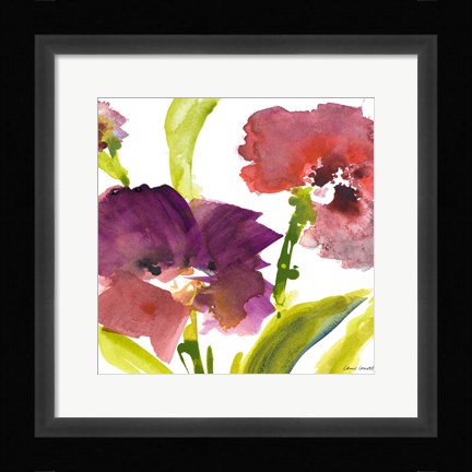 Framed Violet le Povat Square I Print