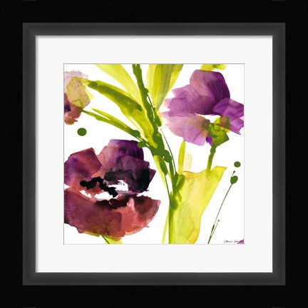 Framed Violet le Povat Square II Print