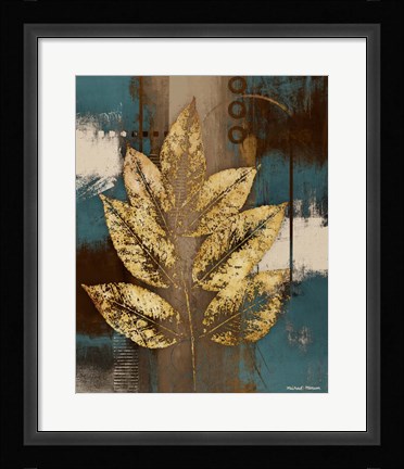Framed Golden Force II Print