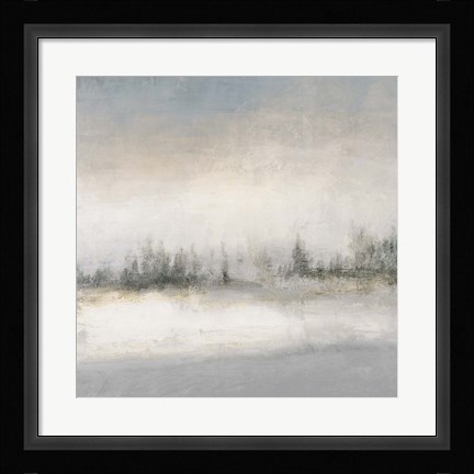 Framed Foggy Winter Day Print
