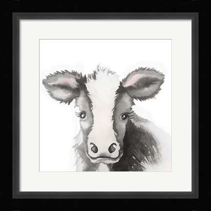 Framed Calf Love Print