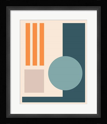Framed Papercut Abstract IV Print