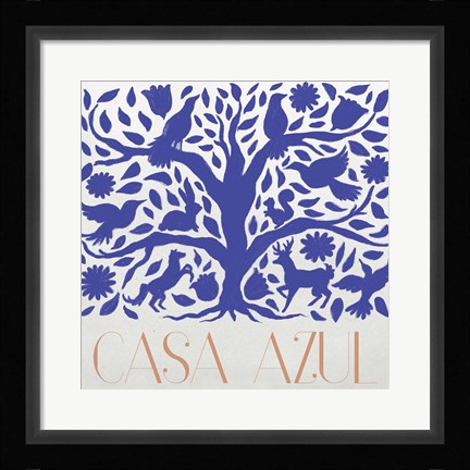 Framed Casa Azul Print