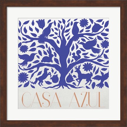 Framed Casa Azul Print