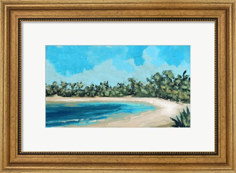 Framed Beach Shore Print