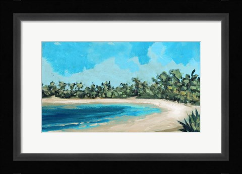 Framed Beach Shore Print