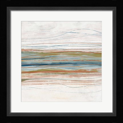 Framed Serene Abstract Print