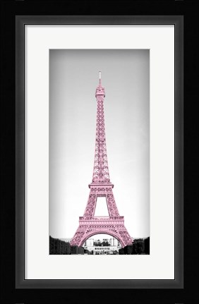 Framed Pretty Paris Blush Print