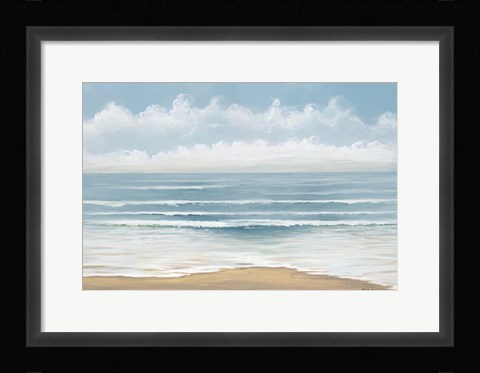 Framed Smooth Waves Print