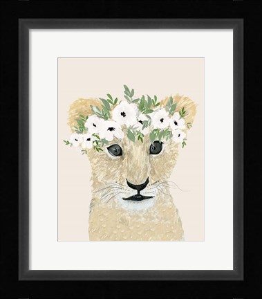 Framed Little Lion Print