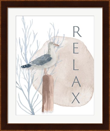 Framed Seabird Relax Print