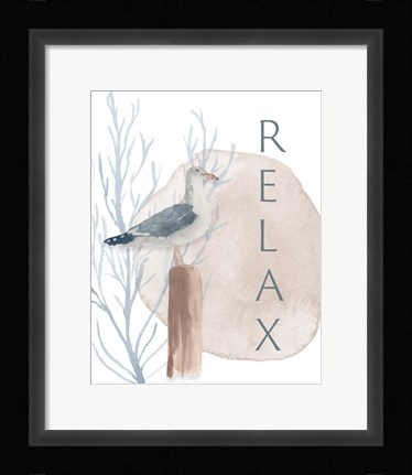 Framed Seabird Relax Print