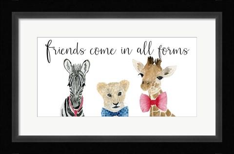 Framed Friends Print