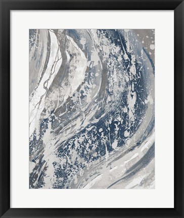 Framed Blue Wave Print