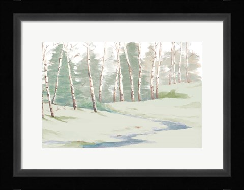 Framed Winter Landscape Print