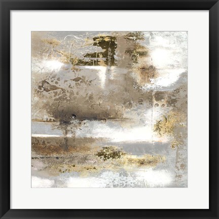 Framed Stormy Contempo Beach Print