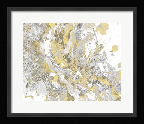 Framed Space Turbulence I Print