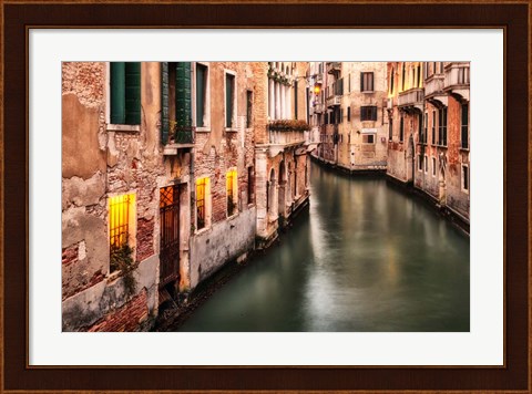 Framed Venice Twilight Print