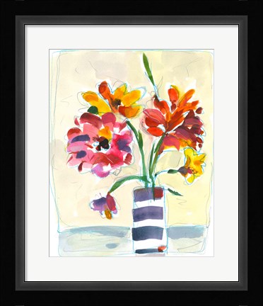 Framed Blooming At Home Print