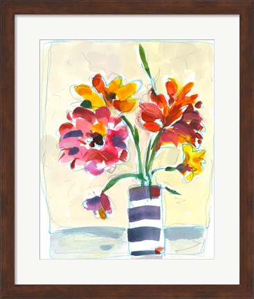 Framed Blooming At Home Print