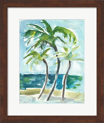 Framed Swaying Palms Print