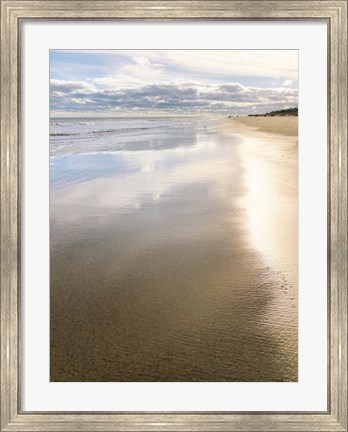 Framed Beach at Dusk Print