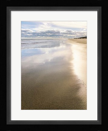 Framed Beach at Dusk Print