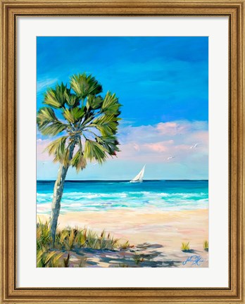Framed Palm Coast Print