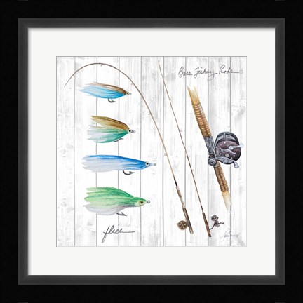 Framed Bait and Tackle I Print