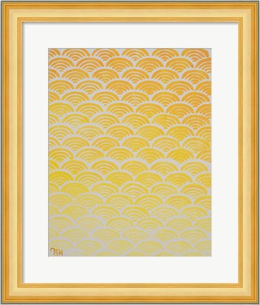 Framed Sun Pattern Print