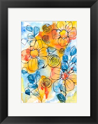 Framed Warm and Cool Summer Print