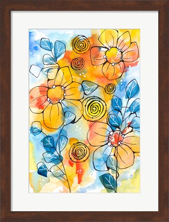 Framed Warm and Cool Summer Print