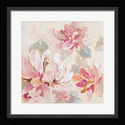 Framed Blushing Spring I Print