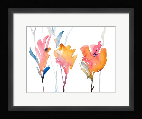Framed September Blooms II Print