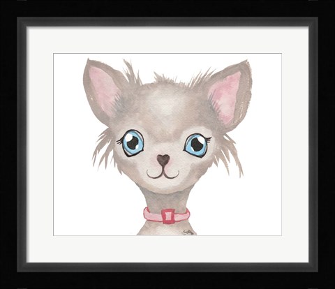 Framed Chi Chi Dog Print