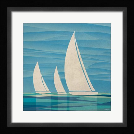 Framed Water Journey II Print