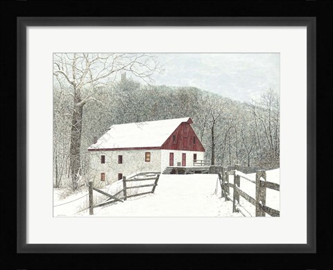 Framed Grist Mill Print