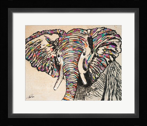 Framed Serengeti Plains II Print