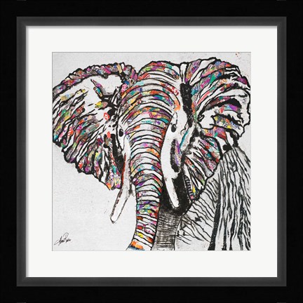 Framed Serengeti Plains II Print