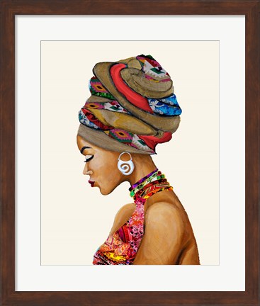 Framed African Goddess Print