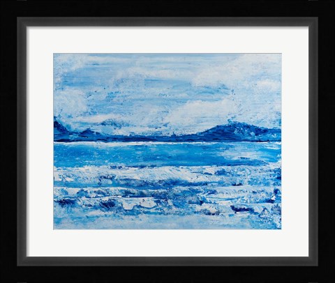 Framed Ocean Wave Kaneohe Print