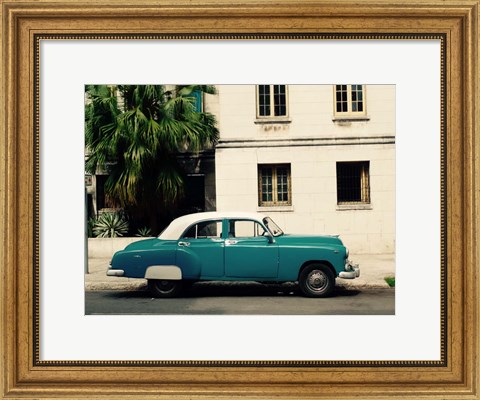 Framed Cars of Cuba Print
