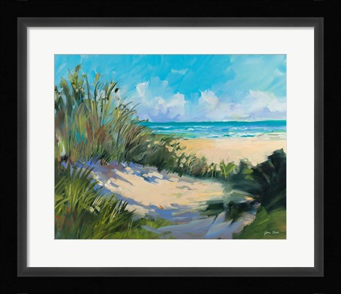 Framed Beach Dunes Print