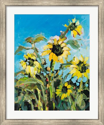 Framed Sunflowers Print